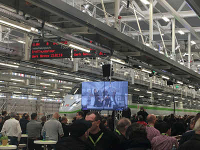 Er&ouml;ffnung ICE-Werk K&ouml;ln Nippes